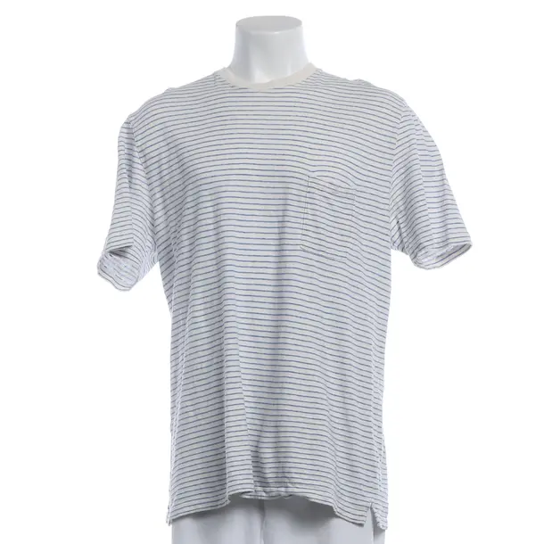 T-Shirt, in Blue, Cotton, Roberto Collina
