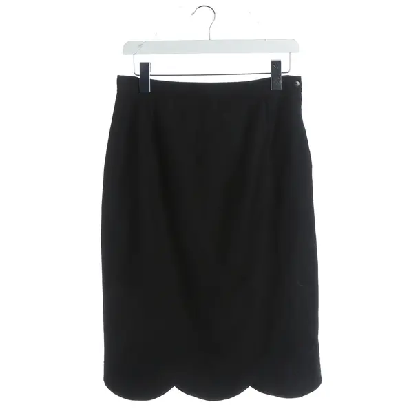Rock, in Schwarz, Wolle, Valentino