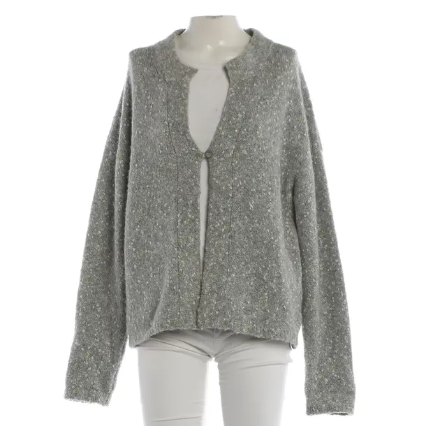 Strickjacke, in Grau, Baumwolle, Gran Sasso