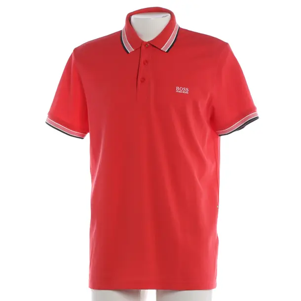 Polo Shirt, in Red, Cotton, Hugo Boss