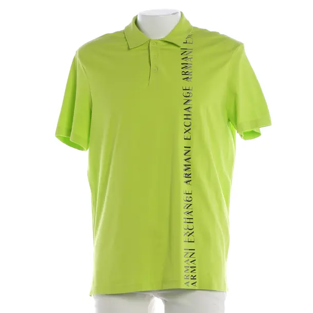 Polo Shirt, in Light Green, Baumwolle, Armani Exchange
