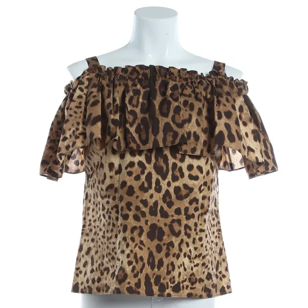 Blouse, in Light Brown, Cotton, Dolce & Gabbana