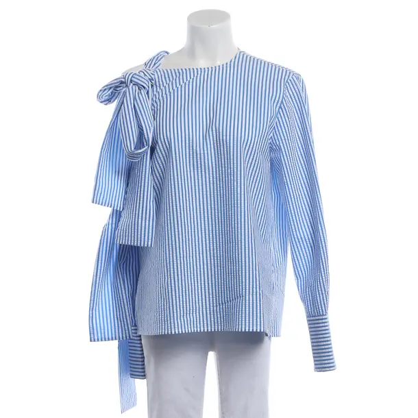 Bluse, in Blau, Polyamid, MSGM