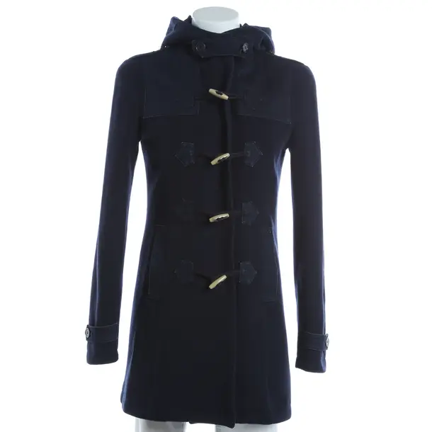 Mid-Season Coat, in Blue, Wool, Armani Jeans