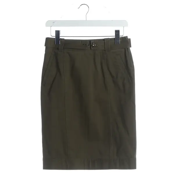 Skirt, in Green, Cotton, Fay