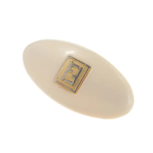 Haarspange, in Cream, Sonstige Fasern, Fendi