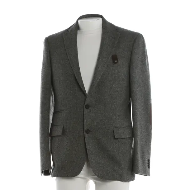Blazer, in Gray, Wool, Fay