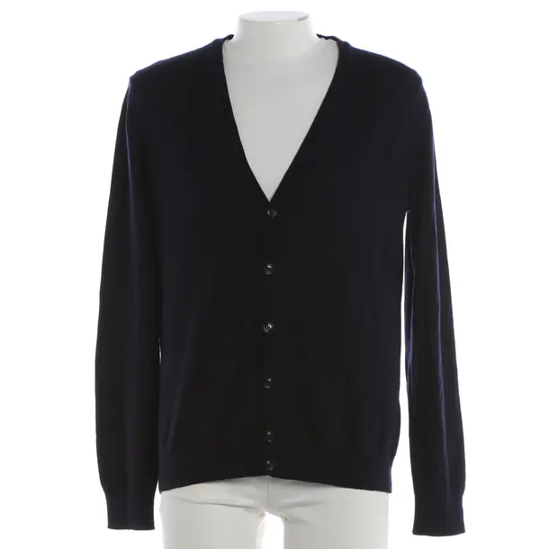 Strickjacke, in Navy, Wolle, Emporio Armani