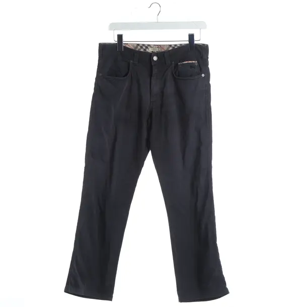 Pants, in Navy, Cotton, Burberry London