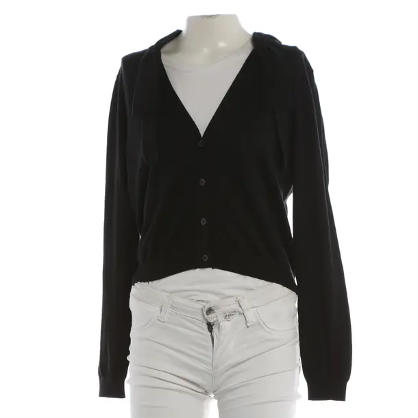 Strickjacke, in Schwarz, Baumwolle, Moschino Cheap & Chic