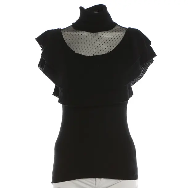 Shirt, in Schwarz, Wolle, cavalli CLASS