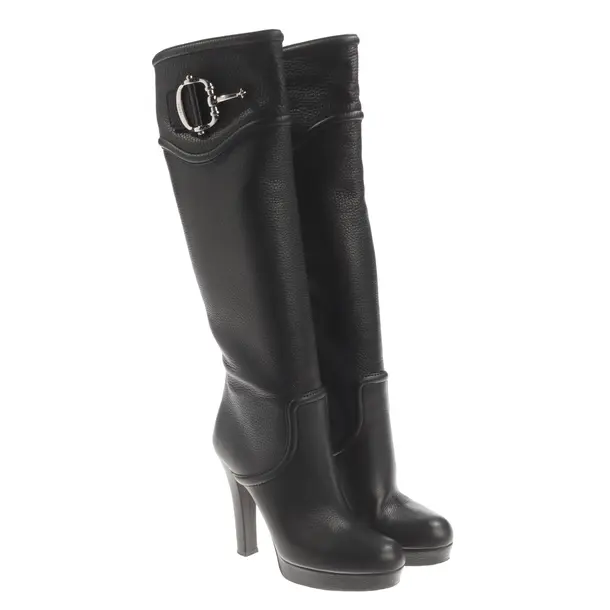 Stiefel, in Schwarz, Gucci