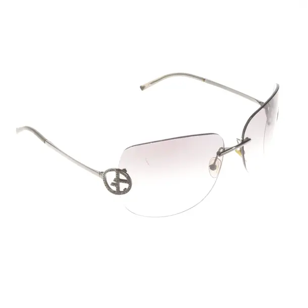 Sonnenbrille, in Silber, Metall, Giorgio Armani