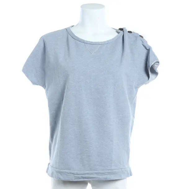 Shirt, in Blau, Baumwolle, Brunello Cucinelli