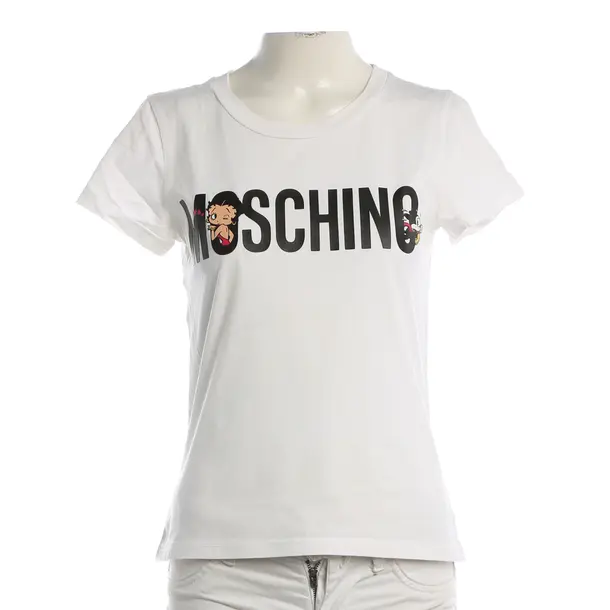 Shirt, in Weiß, Baumwolle, Moschino