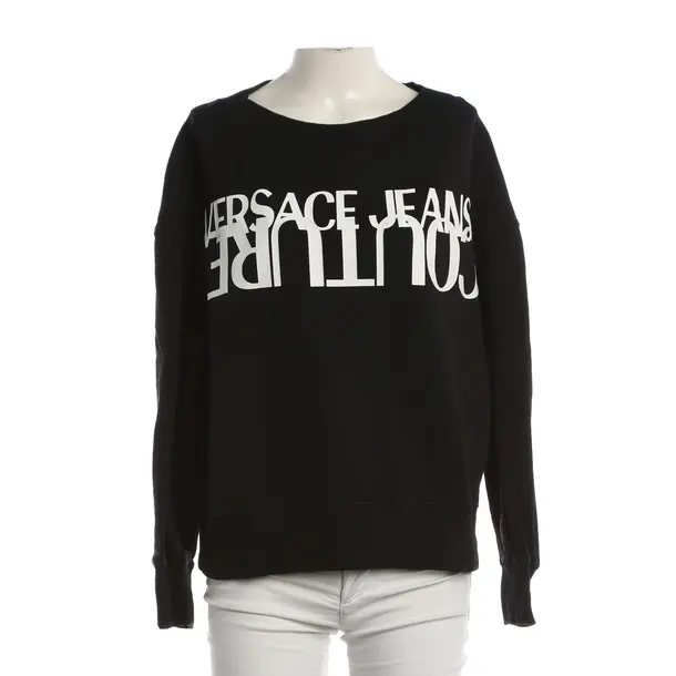 Sweatshirt, in Schwarz, Baumwolle, Versace Jeans Couture