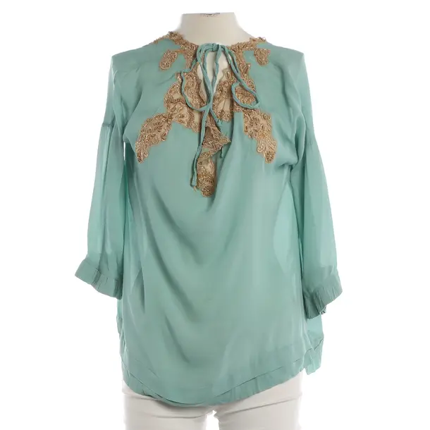 Blouse, in Turquoise, Viscose, Twin Set