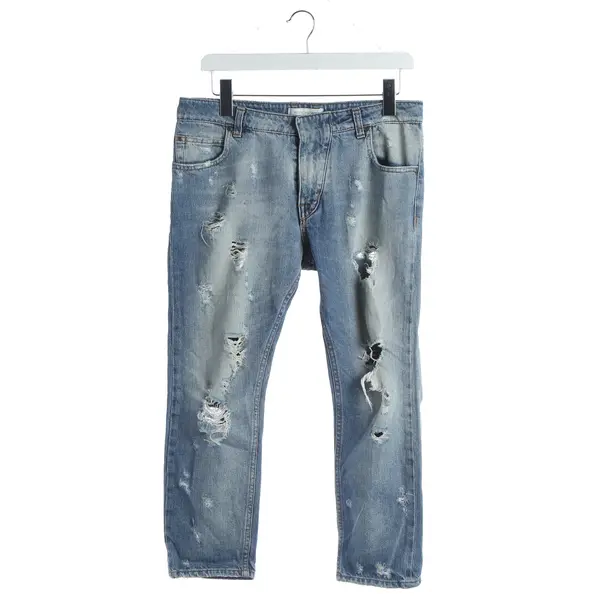 Boyfriend Jeans, in Blue, Baumwolle, Pierre Balmain