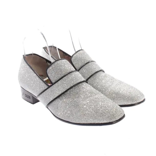 Flats, in Silver, Golden Goose