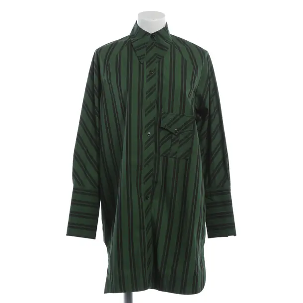 Dress, in Green, Baumwolle, Ganni