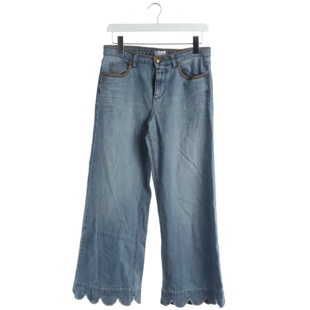 Boyfriend Jeans, in Blue, Denim, Red Valentino