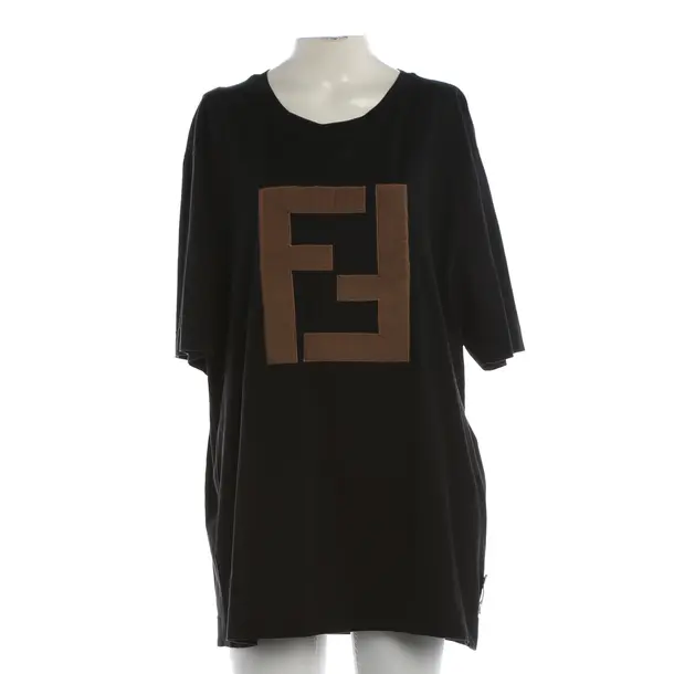 Camicia, in Nero, Cotone, Fendi