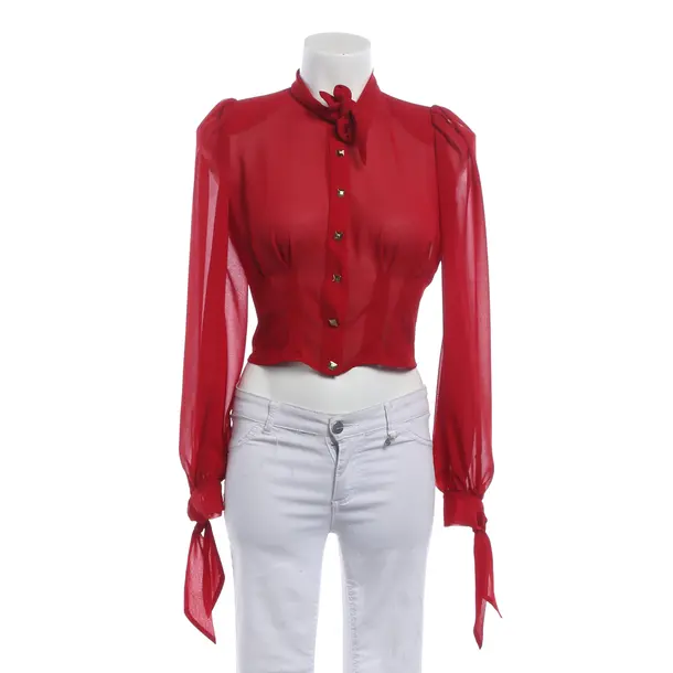 Bluse, in Rot, Polyester, Elisabetta Franchi