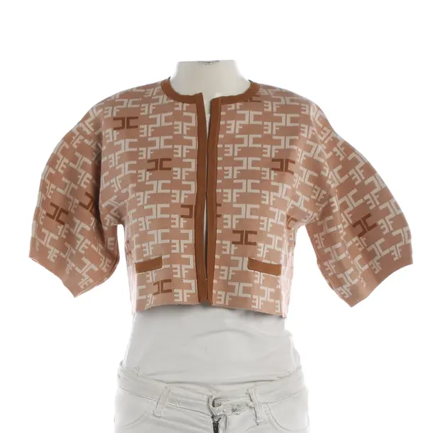Strickjacke, in Braun, Viskose, Elisabetta Franchi