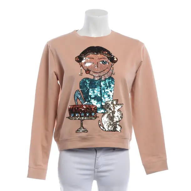 Sweatshirt, in Nude, Cotton, Elisabetta Franchi