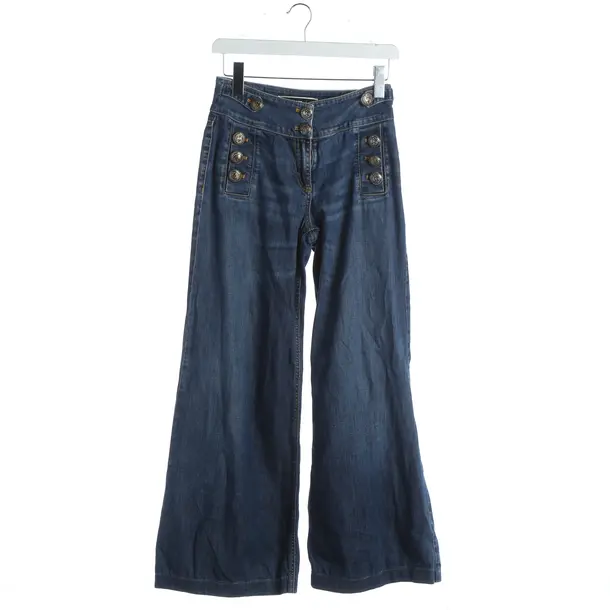 Boyfriend Jeans, in Blue, Denim, Elisabetta Franchi
