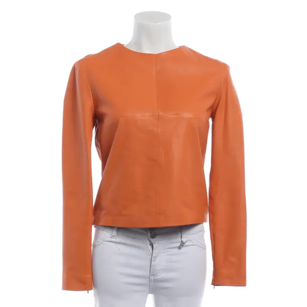 Camicetta, in Arancione scuro, Pelle, Bottega Veneta