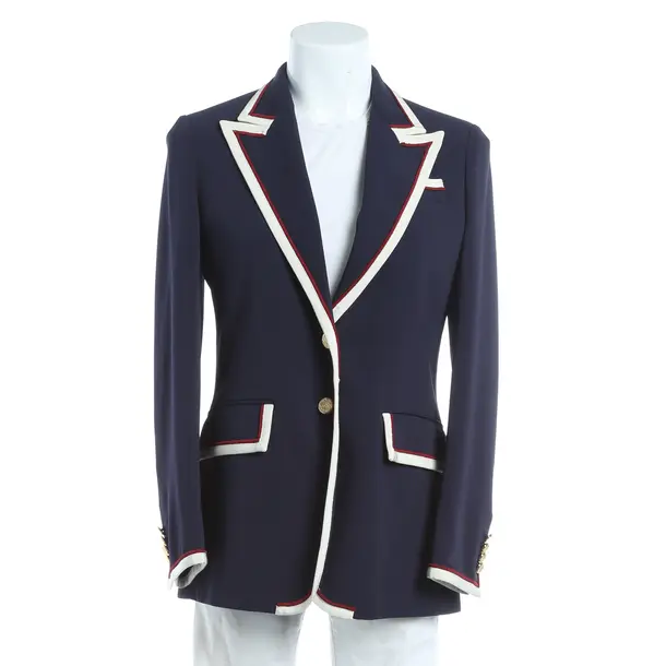 Blazer, in Navy, Viscose, Gucci