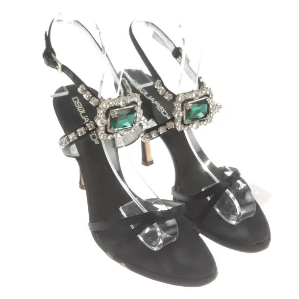 Heeled Sandals, in Black, Dsquared