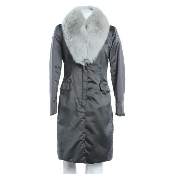 Winter Coat, in Gray, Acetat, Blumarine