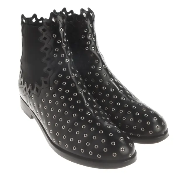 Ankle Boots, in Black, Alaia