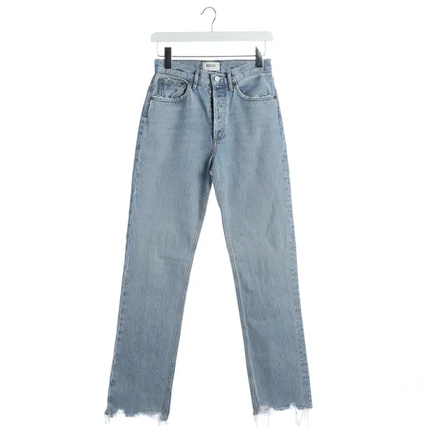 Jeans straight fit, in Blu, Cotone, Agolde