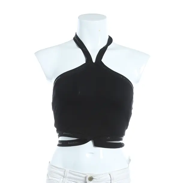 Top, in Schwarz, Viskose, Alexander Wang