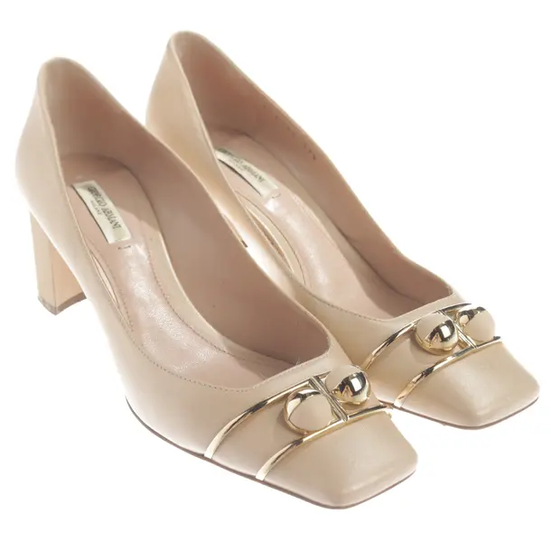 Décolleté, in Beige, Giorgio Armani