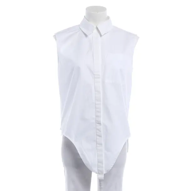 Bluse, in Weiß, Baumwolle, Balenciaga