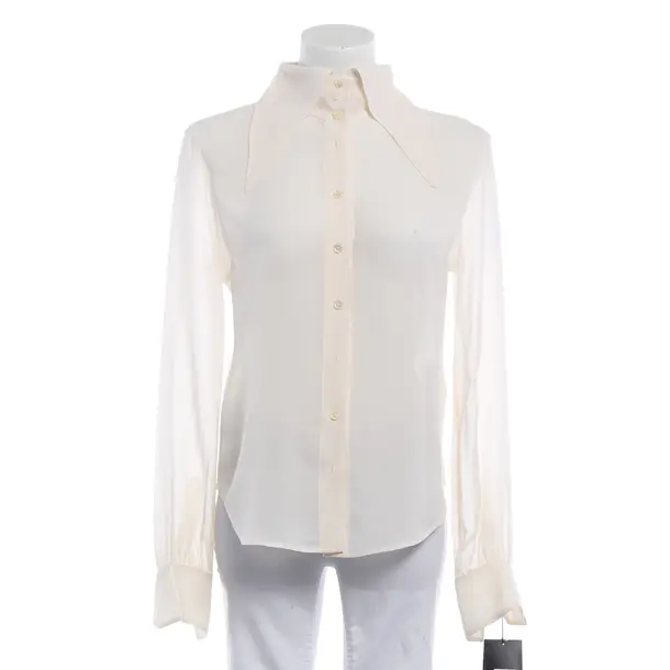 Camicetta, in Beige, Seta, Saint Laurent