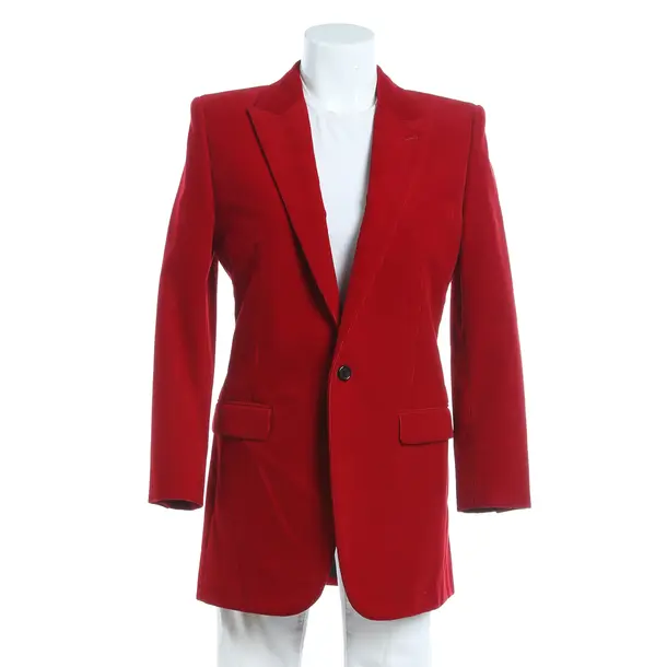 Blazer, in Red, Baumwolle, Saint Laurent