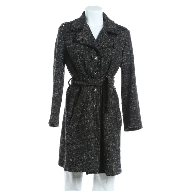 Cappotto mezza stagione, in Nero, Lana, Moschino