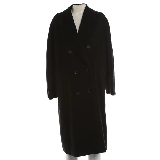 Winter Coat, in Black, Wolle, Max Mara