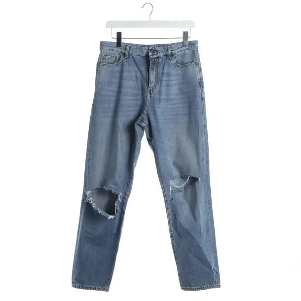 Jeans Slim Fit, in Blau, Baumwolle, Saint Laurent