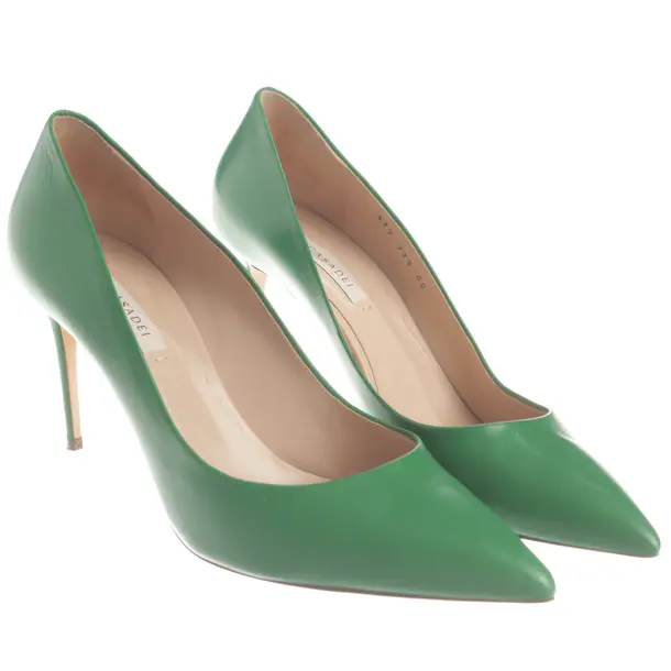 Pumps, in Grün, Casadei