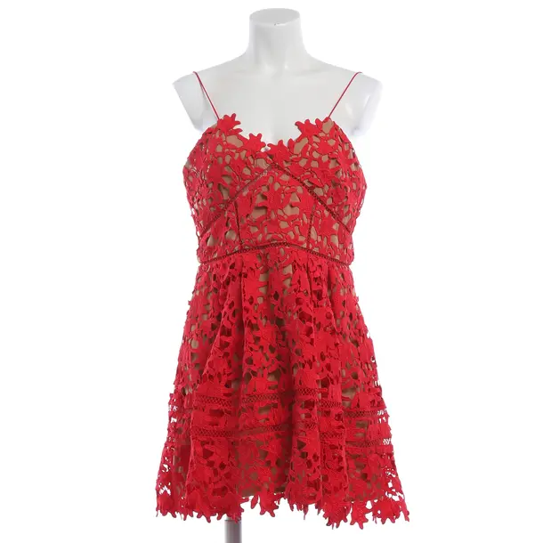 Dress, in Red, Polyester, self-portrait