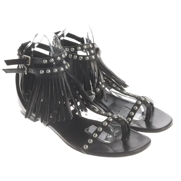 Sandals, in Black, Saint Laurent