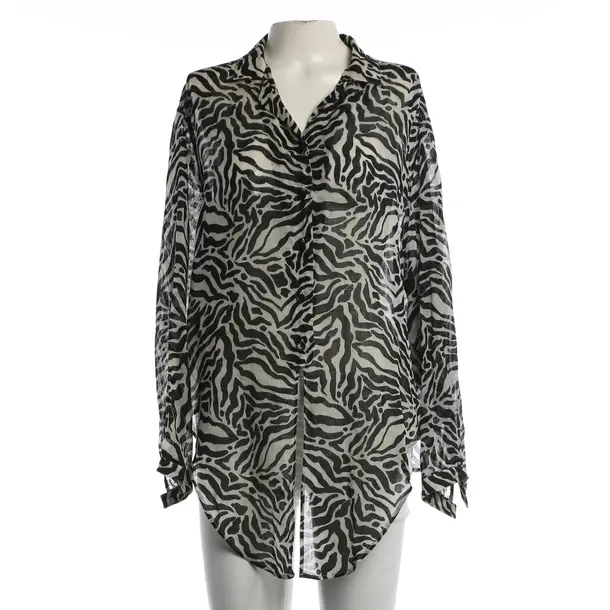 Camicetta, in Nero, Lino, Saint Laurent