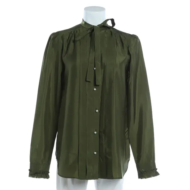 Blouse, in Green, Cupro, Golden Goose