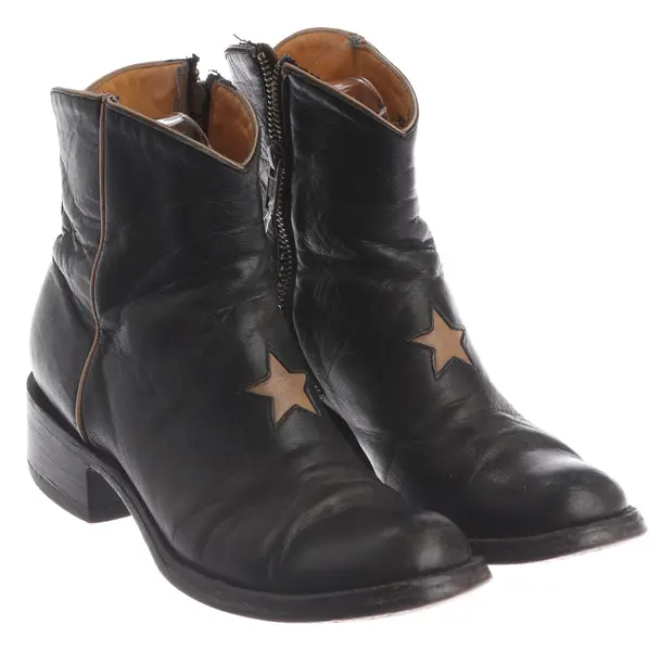 Ankle Boots, in Black, Mexicana